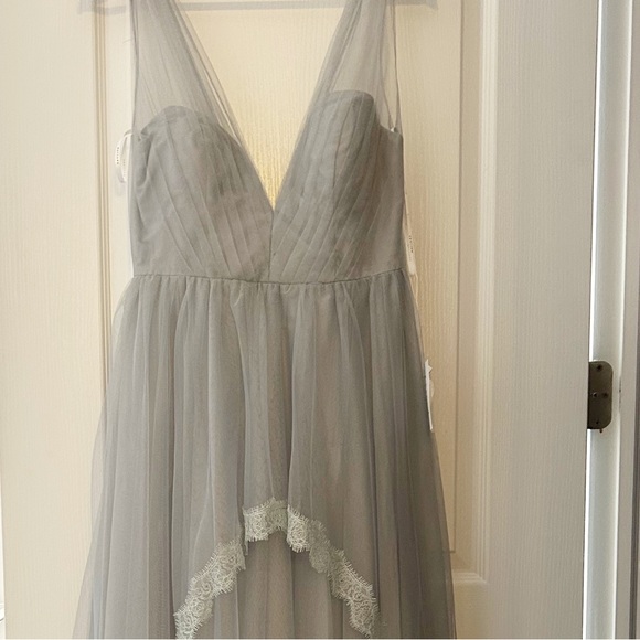 NWT Watters French blue ball gown - Picture 3 of 10